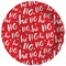 Contemporary Christmas Party Paper Plates x6 Pack of 12