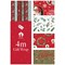 Traditional Christmas Wrapping Paper 4m Pack of 36