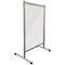 Mobile Partition Wall, tempered glass, 120 x 150 cm