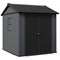 Keter Newton Plus Shed 7x7.5ft Grey KET260264