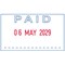 Trodat Printy 4750L2 Dater Stamp - Paid