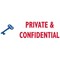 Trodat Office Printy Stamp - Private + Confidential