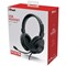 Trust Ozo Over Ear Wired Headset, Flexible Microphone, Black