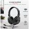 Trust Ozo Over Ear Wired Headset, Flexible Microphone, Black