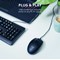 Trust TM-101 Mouse, Wired, Black