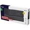 Trust Keyra Ergonomic Multidevice Wireless Keyboard, Black