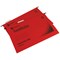 Rexel Crystalfile Flexi Standard Foolscap Red (Pack of 50)
