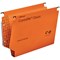 Rexel Crystalfile Classic Manilla Lateral Suspension Files, 330mm Width, 30mm Square Base, Orange, Pack of 25