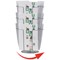 Twinco Revolving Tabletop Literature Display, 9 Compartments, A4, Silver