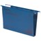 Rexel Crystalfile Classic Manilla Suspension Files, Square Base, Foolscap, Blue, Pack of 50