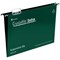 Rexel CrystalFiles Extra Suspension Files, V Base, 15mm Capacity, Foolscap, Green, Pack of 25