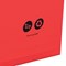 Rexel Crystalfile Extra Polypropylene Suspension Files, V Base, Foolscap, Red, Pack of 25