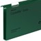Rexel Crystalfile Extra Polypropylene Suspension Files, Square Base, Foolscap, Green, Pack of 25