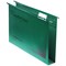 Rexel Crystalfile Extra Polypropylene Lateral Suspension Files, Plastic, 275mm Width, 30mm Square Base, Green, Pack of 25