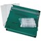 Rexel Crystalfile Classic Manilla Lateral Suspension Files, 330mm Width, 50mm Square Base, Green, Pack of 25