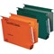 Rexel Crystalfile Classic Manilla Lateral Suspension Files, 330mm Width, 50mm Square Base, Green, Pack of 25