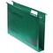 Rexel CrystalFiles Classic Suspension Files, Square Base, 30mm Capacity, Foolscap, Green, Pack of 50