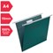 Rexel Crystalfile Classic Manilla Suspension Files, V Base, A4, Green, Pack of 50