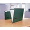 Rexel CrystalFiles Classic Suspension Files, V Base, 15mm Capacity, Foolscap, Green, Pack of 50