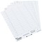 Rexel Crystalfile Suspension File Card Inserts, White, Pack of 50