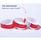 Avery Tyvek Paper Bracelets/Wristbands, Red, Pack of 500