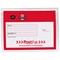 Postpak Bubble Envelope, Size 4 240x320mm, White and Red, Pack of 100