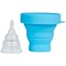 Unicorn Medical Grade Silicone Period Cup/Sterilising Unit, Blue