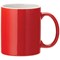 Utopia Pure White Straight Sided Mug 340ml Red (Pack of 12)