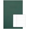 Rhino Exercise Book, 8mm Ruled, 80 Pages, A4, Dark Green, Pack of 50