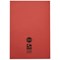Rhino Exercise Books, 80 Pages, 13x9in, 8mm Ruled, Red Contract, Pack of 50