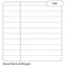Rhino Exercise Books, 80 Pages, 13x9in, 8mm Ruled, Red Contract, Pack of 50