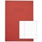 Rhino Exercise Books, 80 Pages, A4, 8mm Ruled, Red Contract, Pack of 50