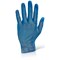 Beeswift Vinyl Examination Gloves, Blue, Medium, Pack of 1000