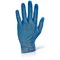 Beeswift Vinyl Examination Gloves, Blue, XL, Pack of 1000