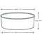 Vegware Bon Appetit Food Bowl, 909ml, White, Pack of 300