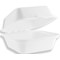 Vegware Bagasse Takeaway Box, Clamshell, 152x152mm, White, Pack of 500