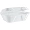 Vegware Bagasse Takeaway Box, Clamshell, 178x127mm, White, Pack of 500