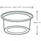 Vegware Cold Portion Pot, 113ml, Clear, Pack of 2000