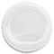 Vegware Hot Cup Lid, 227ml, White, Pack of 1000