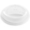 Vegware Hot Cup Lid, 227ml, White, Pack of 1000