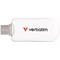 Verbatim Plectra USB-C Flash Drive, 128GB, White