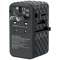 Verbatim UTA-06 GaN III Universal Travel Adapter, 2x USB-C PD 100W + QC4+/2x USB-A QC 3.0, Black