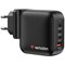 Verbatim Mini GaN 100W 4 Port Wall Charger, Black
