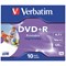 Verbatim DVD+R Inkjet-Printable AZO Writable Blank DVDs, Cased, 4.7gb/120min Capacity, Pack of 10