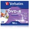 Verbatim DVD+R Inkjet-Printable AZO Writable Blank DVDs, Cased, 4.7gb/120min Capacity, Pack of 10