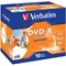 Verbatim DVD-R Inkjet-Printable AZO Writable Blank DVDs, Cased, 4.7gb/120min Capacity, Pack of 10