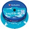 Verbatim CD-R AZO Crystal Writable Blank CDs, Spindle, 700mb/80min Capacity, Pack of 25 Verbatim CD-R AZO Crystal Writable Blank CDs, Spindle, 700mb/80min Capacity, Pack of 25