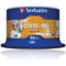 Verbatim DVD-R Inkjet-Printable AZO Writable Blank DVDs, Spindle, 4.7gb/120min Capacity, Pack of 50