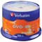 Verbatim DVD-R AZO Writable Blank DVDs, Spindle, 4.7gb/120min Capacity, Pack of 50