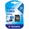 Verbatim Premium Micro SDHC Memory Card with Adapter, 32GB